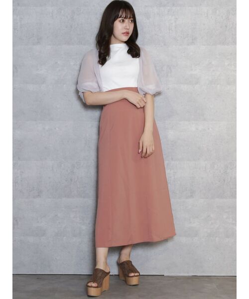 dazzlin(ダズリン)の「ハイウエストナロースカート(スカート・レディース・ブラック/ブラウン/モカ・FREE)」の14枚目の写真