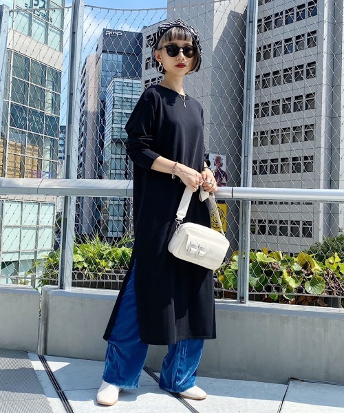 PAGEBOY（ページボーイ）の「バックレースアップワンピース（ワンピース・レディース・ブラック/ブラウン/グレイッシュベージュ・FREE）」の4枚目の写真