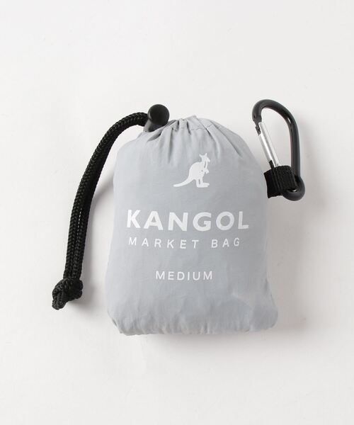 KANGOL（カンゴール）の「【KANGOL / カンゴール】 プリント折りたたみエコバッグ（エコバッグ/サブバッグ・レディース・グレー/ホワイト/ベージュ・MEDIUM）」の7枚目の写真