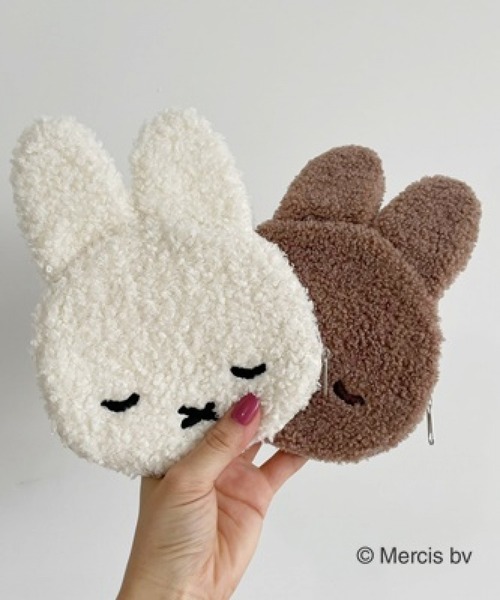 Heather(ヘザー)の「ミッフィー/miffy/モコモコポーチ 926870(ポーチ・レディース・ホワイト系その他/ホワイト/ブラウン/グリーン/ブラウン系その他2/ホワイト系その他2/ブラウン系その他・ONE SIZE)」の8枚目の写真
