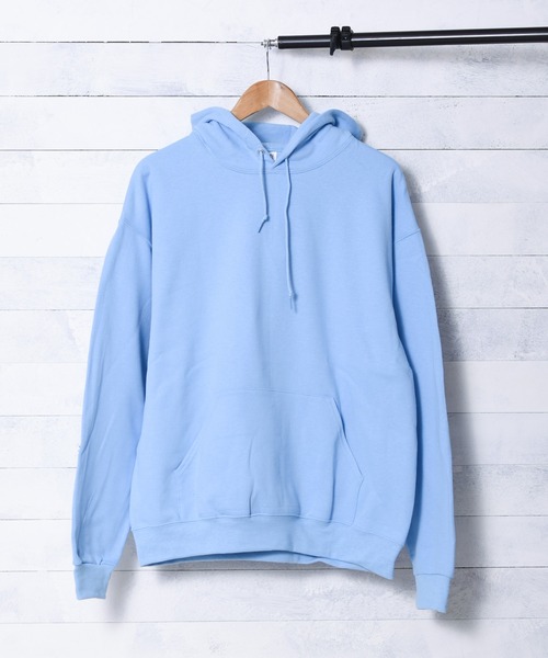 JERZEES(ジャージーズ)の「【JERZEES】裏起毛プルパーカー(パーカー・レディース・オリーブ/サックスブルー/パープル/ベージュ/オレンジ・LARGE/X-LARGE/SMALL/MEDIUM)」の3枚目の写真