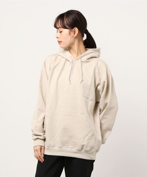 JERZEES(ジャージーズ)の「【JERZEES】裏起毛プルパーカー(パーカー・レディース・オリーブ/サックスブルー/パープル/ベージュ/オレンジ・LARGE/X-LARGE/SMALL/MEDIUM)」の8枚目の写真