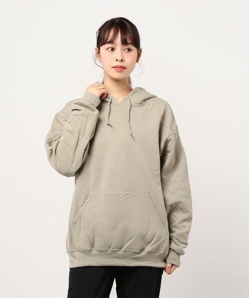 JERZEES(ジャージーズ)の「【JERZEES】裏起毛プルパーカー(パーカー・レディース・オリーブ/サックスブルー/パープル/ベージュ/オレンジ・LARGE/X-LARGE/SMALL/MEDIUM)」の7枚目の写真