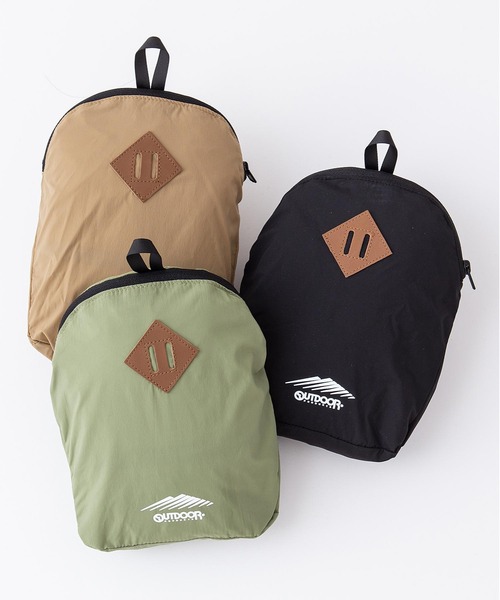 OUTDOOR PRODUCTS APPAREL（アウトドアプロダクツアパレル）の「撥水パッカブルパーカー マウンテンパーカー　　撥水/軽量/ストレッチ機能付き　ワンポイントブランドロゴ（マウンテンパーカー・メンズ・ブラック/カーキ/ベージュ/ダークベージュ/オリーブ/ブラウン/ダークグリーン/ライトブラウン/ライトベージュ/サンドベージュ/グリーン・MEDIUM/LARGE/X-LARGE）」の12枚目の写真
