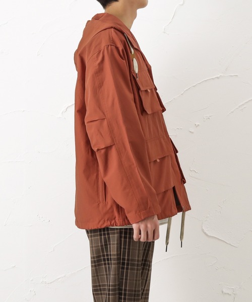 NAVY（ネイビー）の「マルチポケットジャケット（マウンテンパーカー・メンズ・ネイビー/オレンジ/ベージュ/カーキ・XL/L/M）」の13枚目の写真