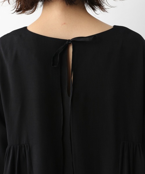 A part by(アパートバイ)の「PoRyティアードチュニック 931679(シャツ/ブラウス・レディース・ブラック/オフホワイト/ブルー系その他2・FREE)」の8枚目の写真