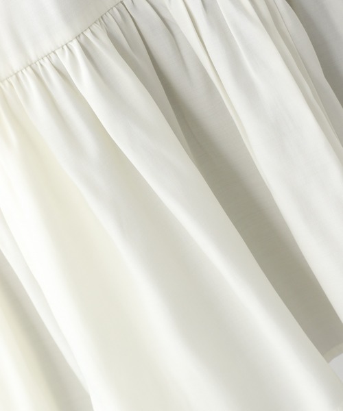 A part by(アパートバイ)の「PoRyティアードチュニック 931679(シャツ/ブラウス・レディース・ブラック/オフホワイト/ブルー系その他2・FREE)」の10枚目の写真