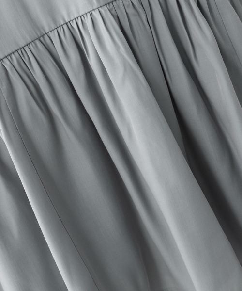 A part by(アパートバイ)の「PoRyティアードチュニック 931679(シャツ/ブラウス・レディース・ブラック/オフホワイト/ブルー系その他2・FREE)」の6枚目の写真