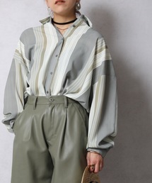 ap retro | マルチストライプビッグシャツ【ZOZOTOWN限定商品】(シャツ/ブラウス)