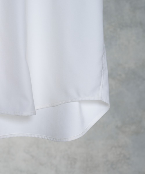 ADRER(アドラー)の「【ADRER】extra drape TR open collar shirt(シャツ/ブラウス・メンズ・ホワイト/グレイッシュベージュ/ブラック/チョコ/チャコールグレー/ブルー・X-SMALL/SMALL/LARGE/MEDIUM)」の14枚目の写真