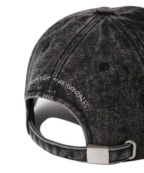 Mark Gonzales（マーク・ゴンザレス）の「『MARK GONZALES/マークゴンザレス』ANGEL SNOW DENIM BALLCAP/エンジェル スノーデニム ボールキャップ（キャップ・メンズ・ブラック/ブルー・FREE）」の12枚目の写真