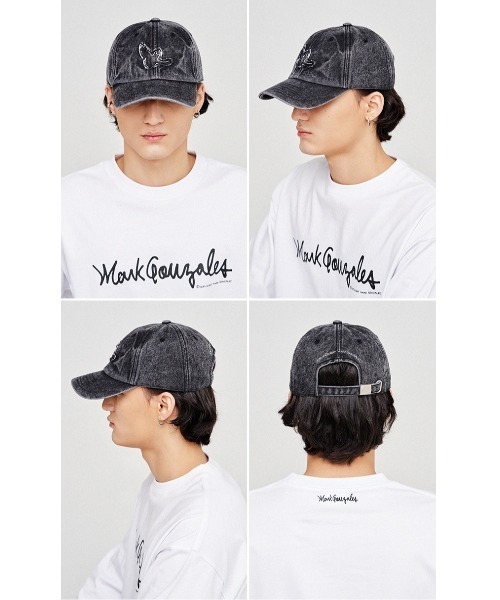 Mark Gonzales（マーク・ゴンザレス）の「『MARK GONZALES/マークゴンザレス』ANGEL SNOW DENIM BALLCAP/エンジェル スノーデニム ボールキャップ（キャップ・メンズ・ブラック/ブルー・FREE）」の13枚目の写真