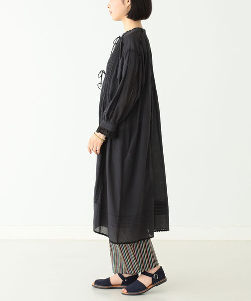 BEAMS BOY（ビームスボーイ）の「BEAMS BOY / ヴィンテージ レース ワンピース（ワンピース・レディース・ブラック/オフホワイト/サックスブルー・ONE SIZE）」の13枚目の写真