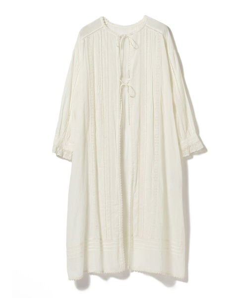 BEAMS BOY（ビームスボーイ）の「BEAMS BOY / ヴィンテージ レース ワンピース（ワンピース・レディース・ブラック/オフホワイト/サックスブルー・ONE SIZE）」の15枚目の写真