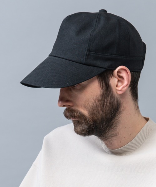 MR.OLIVE（ミスターオリーブ）の「10oz オールシーズン デニム / シークレット キャップ（キャップ・メンズ・インディゴブルー/ブラック・FREE）」の2枚目の写真