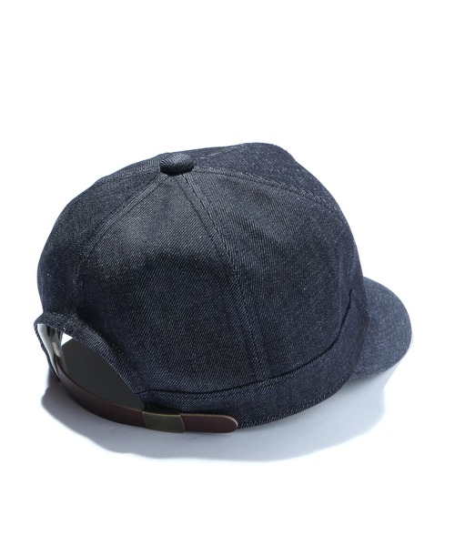 MR.OLIVE（ミスターオリーブ）の「10oz オールシーズン デニム / シークレット キャップ（キャップ・メンズ・インディゴブルー/ブラック・FREE）」の9枚目の写真