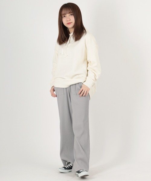 make a ray!(メイク ア レイ!)の「リブワイドパンツ ベーカーパンツ/ リラックスパンツ(その他パンツ・レディース・ブラック/グレー/ミント・M/L)」の13枚目の写真