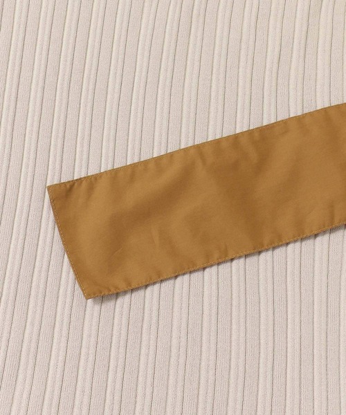 URBAN RESEARCH（アーバンリサーチ）の「リブポンチョニット（ニット/セーター・レディース・キャメル/グレー系その他/ネイビー・FREE）」の13枚目の写真