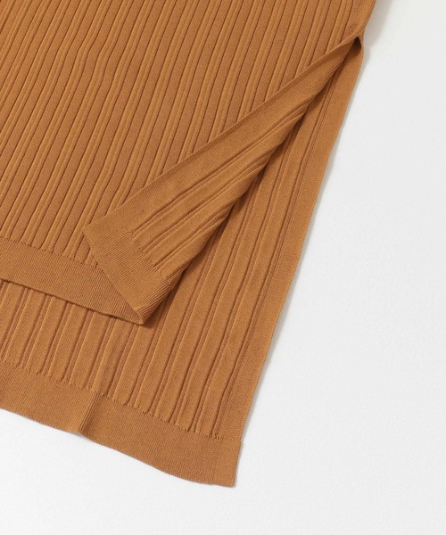 URBAN RESEARCH（アーバンリサーチ）の「リブポンチョニット（ニット/セーター・レディース・キャメル/グレー系その他/ネイビー・FREE）」の14枚目の写真