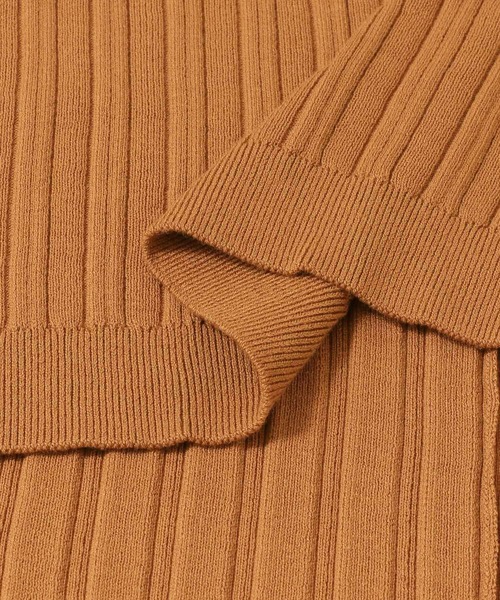 URBAN RESEARCH（アーバンリサーチ）の「リブポンチョニット（ニット/セーター・レディース・キャメル/グレー系その他/ネイビー・FREE）」の16枚目の写真
