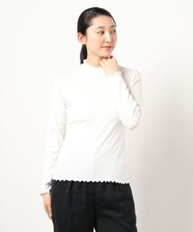 earth music&ecology | ハイネックメローリブ長袖プルオーバー  ＊(Tシャツ/カットソー)