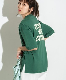 Auntie Rosa Holiday | 【後ろ姿も可愛い!!!!!】ビッグロゴバックプリントTシャツ(Tシャツ/カットソー)