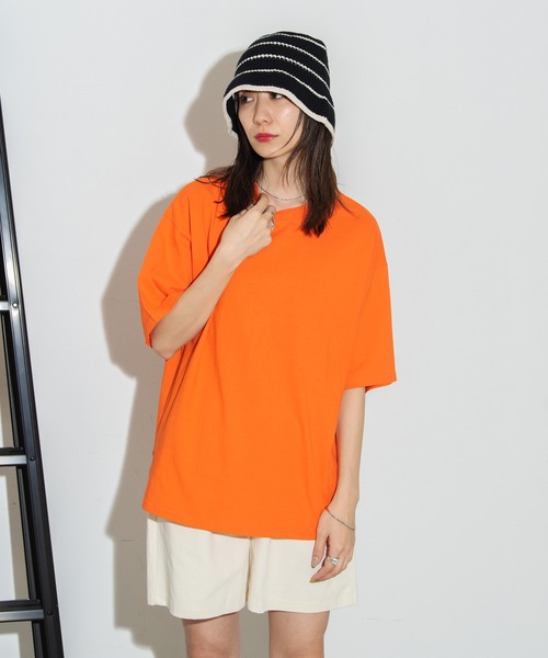 Auntie Rosa Holiday（アンティローザホリデー）の「ビッグロゴバックプリントTシャツ（Tシャツ/カットソー・レディース・ホワイト/チャコールグレー/レッド/グリーン/オレンジ・FREE）」の17枚目の写真