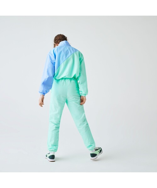 LACOSTE L!VE（ラコステライブ）の「LACOSTE L!VEクリンクルナイロントラックジャケット（ブルゾン・レディース・ミント・38/36/34）」の7枚目の写真