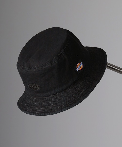 Dickies（ディッキーズ）の「【Dickies/ディッキーズ】 ウォッシュド加工バケットハット（ハット・レディース・カーキ/ブラック/インディゴブルー/ライトブラウン・FREE）」の2枚目の写真
