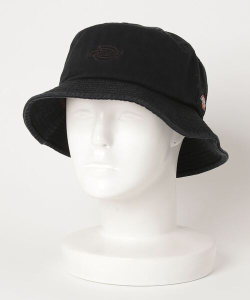 Dickies（ディッキーズ）の「【Dickies/ディッキーズ】 ウォッシュド加工バケットハット（ハット・レディース・カーキ/ブラック/インディゴブルー/ライトブラウン・FREE）」の6枚目の写真