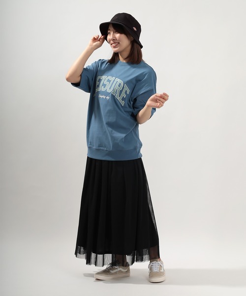 Dickies（ディッキーズ）の「【Dickies/ディッキーズ】 ウォッシュド加工バケットハット（ハット・レディース・カーキ/ブラック/インディゴブルー/ライトブラウン・FREE）」の16枚目の写真