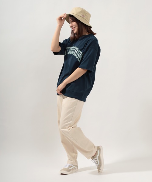 Dickies（ディッキーズ）の「【Dickies/ディッキーズ】 ウォッシュド加工バケットハット（ハット・レディース・カーキ/ブラック/インディゴブルー/ライトブラウン・FREE）」の14枚目の写真