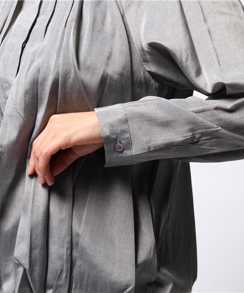 ROSE BUD COUPLES (ローズ バッド カップルズ)の「(ACUTA)14ZMWJ-251(シャツ/ブラウス・レディース・グレー/オフホワイト・F)」の7枚目の写真