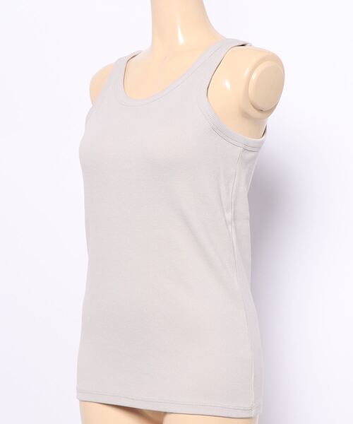 PAGEBOY(ページボーイ)の「カップツキリブタンク(タンクトップ・レディース・ブラック/オフホワイト/グレイッシュベージュ・FREE)」の8枚目の写真