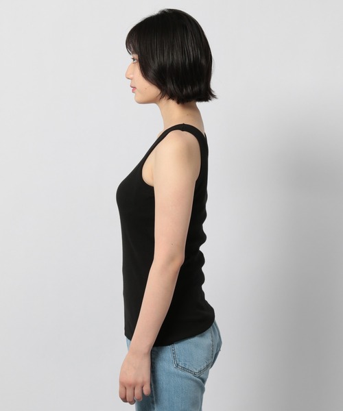 PAGEBOY(ページボーイ)の「カップツキリブタンク(タンクトップ・レディース・ブラック/オフホワイト/グレイッシュベージュ・FREE)」の15枚目の写真