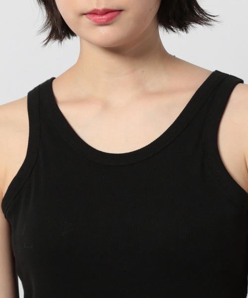 PAGEBOY(ページボーイ)の「カップツキリブタンク(タンクトップ・レディース・ブラック/オフホワイト/グレイッシュベージュ・FREE)」の14枚目の写真