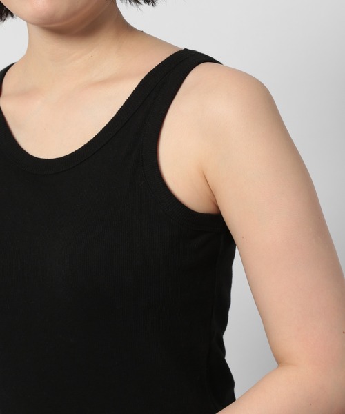 PAGEBOY(ページボーイ)の「カップツキリブタンク(タンクトップ・レディース・ブラック/オフホワイト/グレイッシュベージュ・FREE)」の11枚目の写真