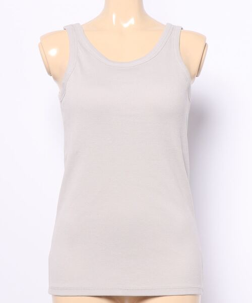 PAGEBOY(ページボーイ)の「カップツキリブタンク(タンクトップ・レディース・ブラック/オフホワイト/グレイッシュベージュ・FREE)」の18枚目の写真