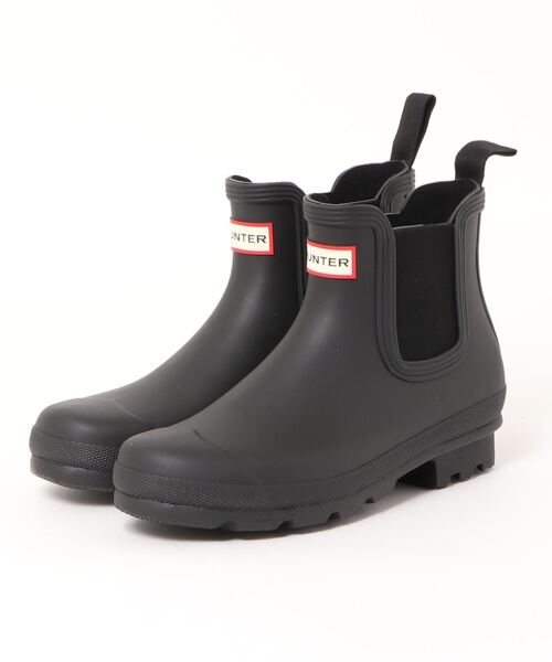 Chelsea ハンター Mfs9116rma Mfs9116rma ハンター メンズレインブーツ メンズオリジナルチェルシー ｈｕｎｔｅｒ Original レインシューズ ブラック レインシューズ Hunter ハンター のファッション Mens