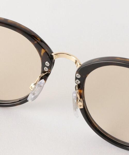 green label relaxing（グリーンレーベルリラクシング）の「FFC ボストン カラーレンズ サングラス（サングラス・レディース・ブラック/ブラウン・FREE）」の8枚目の写真