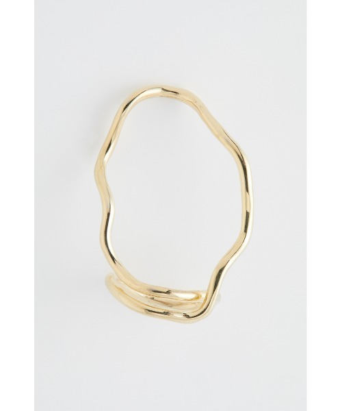 SLY(スライ)の「UNIQUE METAL OVER RING(リング・レディース・シルバー/ゴールド・FREE)」の1枚目の写真
