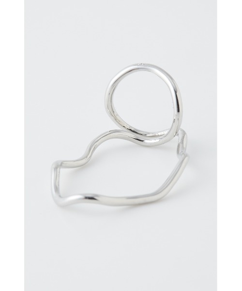 SLY(スライ)の「UNIQUE METAL OVER RING(リング・レディース・シルバー/ゴールド・FREE)」の13枚目の写真