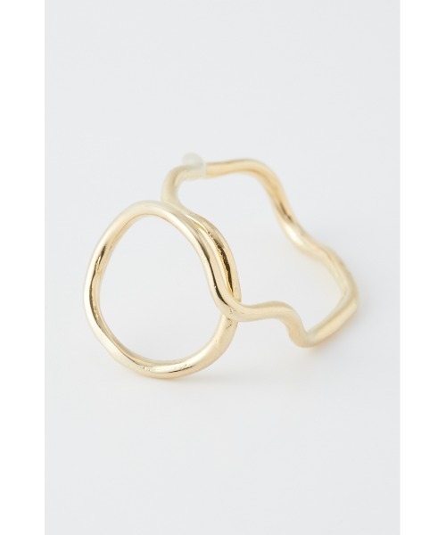 SLY(スライ)の「UNIQUE METAL OVER RING(リング・レディース・シルバー/ゴールド・FREE)」の17枚目の写真