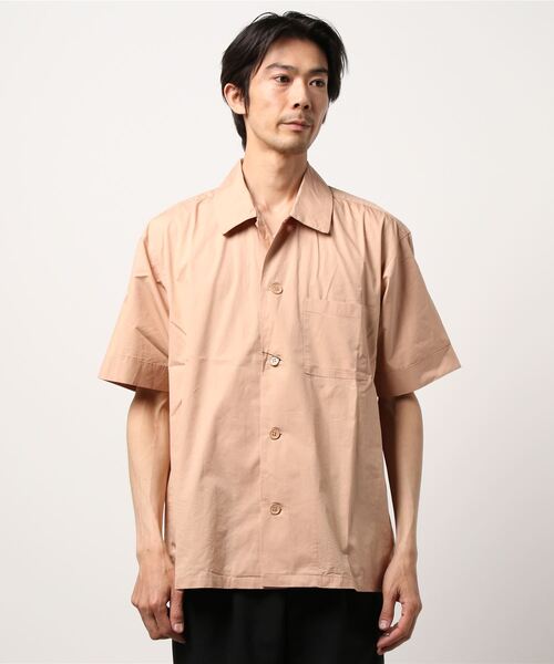 CIAOPANIC(チャオパニック)の「シリコン加工ショートスリーブビッグシャツ(シャツ/ブラウス・メンズ・カーキ/ベージュ/オフホワイト/サックスブルー・LARGE/MEDIUM)」の15枚目の写真