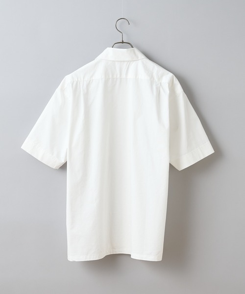 CIAOPANIC(チャオパニック)の「シリコン加工ショートスリーブビッグシャツ(シャツ/ブラウス・メンズ・カーキ/ベージュ/オフホワイト/サックスブルー・LARGE/MEDIUM)」の11枚目の写真