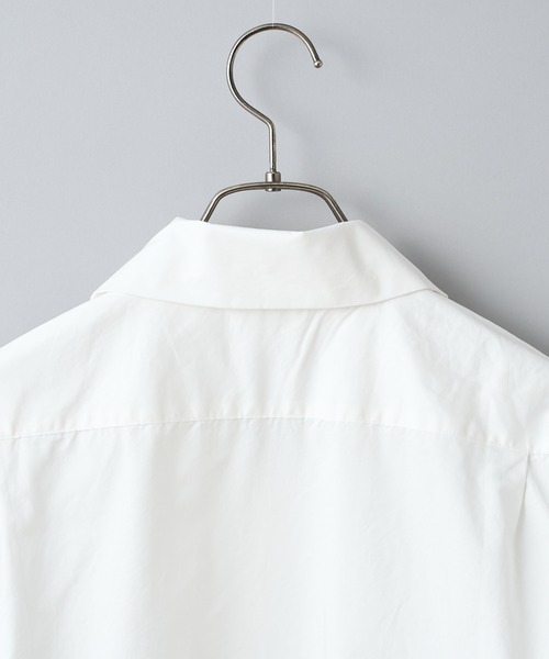 CIAOPANIC(チャオパニック)の「シリコン加工ショートスリーブビッグシャツ(シャツ/ブラウス・メンズ・カーキ/ベージュ/オフホワイト/サックスブルー・LARGE/MEDIUM)」の12枚目の写真