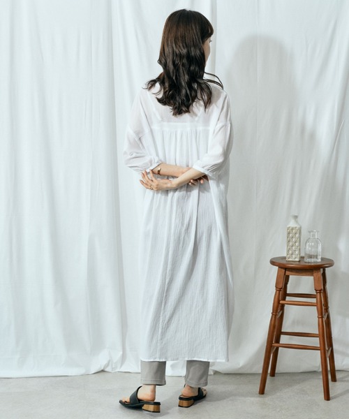 Amourire(アムリール)の「カフタンOP(ワンピース・レディース・ブラック/オフホワイト/カーキ/モカ・M)」の22枚目の写真