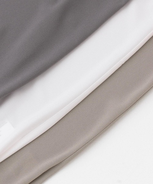 ITEMS URBANRESEARCH（アイテムズ アーバンリサーチ）の「スキッパードルマンシャツチュニック（シャツ/ブラウス・レディース・チャコールグレー/モカ/ホワイト・FREE）」の7枚目の写真