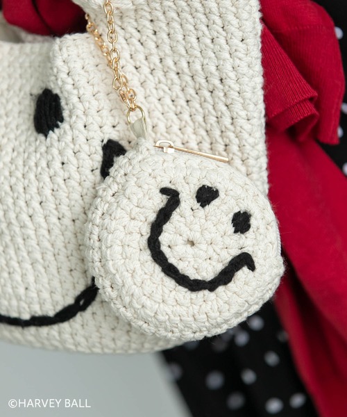 Edit Sheen(エディットシーン)の「手編みニコちゃんポーチチャーム(ポーチ・レディース・アイボリー・FREE)」の19枚目の写真