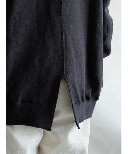 MANASTASH(マナスタッシュ)の「MANASTASH/マナスタッシュ W's SWEAT BULKY NECK ウィメンズ スウェット バルキーネック タートルネック(スウェット・レディース・マルチ/ブラック/ナチュラル/テラコッタ・MEDIUM)」の14枚目の写真